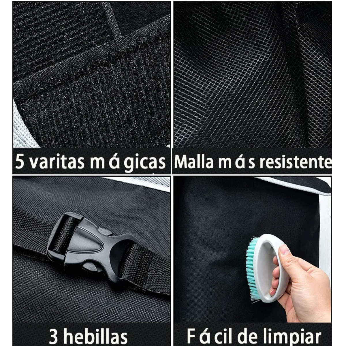 Foto 4 pulgar | Organizador De Maletero De Coche, Organizador Colgante Eo Safe Imports Esi-18648 Negro