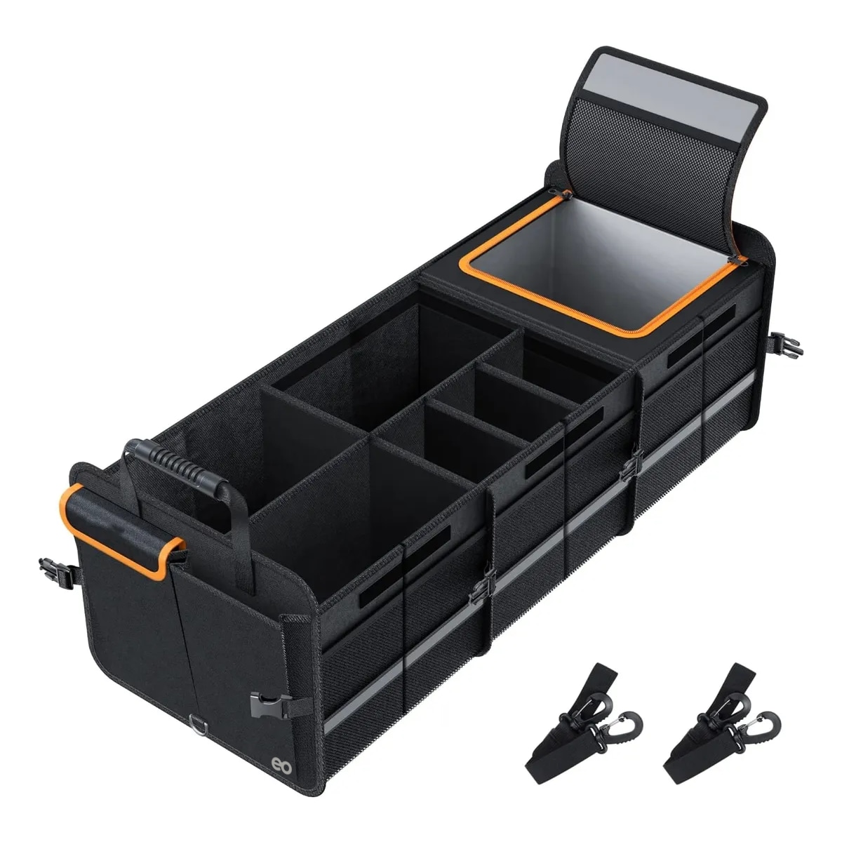 Organizador Térmico Hielero P/maletero Cajuela Auto Plegable Eo Safe Imports Esi-18667 Negro $1,509