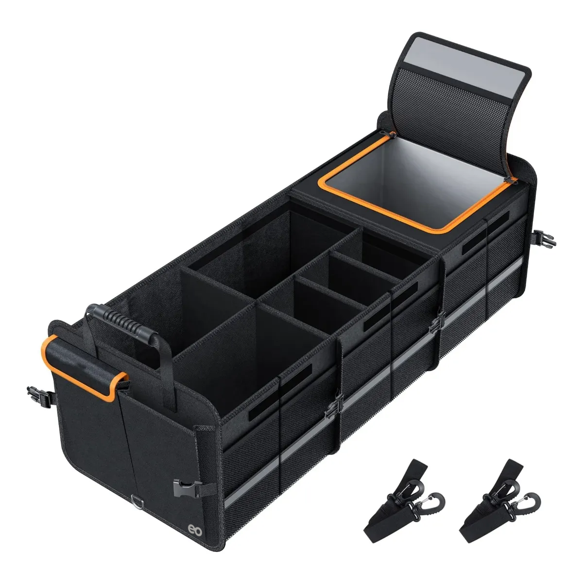 Organizador Térmico Hielero P/maletero Cajuela Auto Plegable Eo Safe Imports Esi-18667 Negro