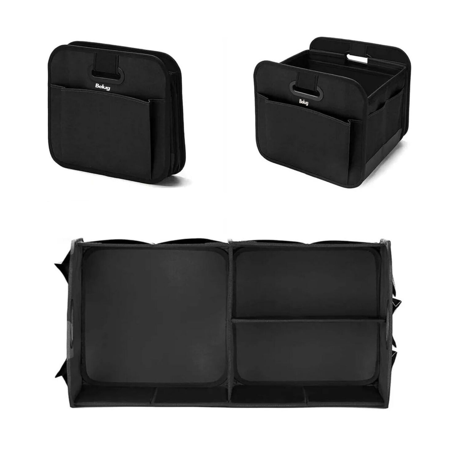 Foto 3 pulgar | 2 Organizador De Cajuela Automóvil Plegables Impermeables Belug  Negros