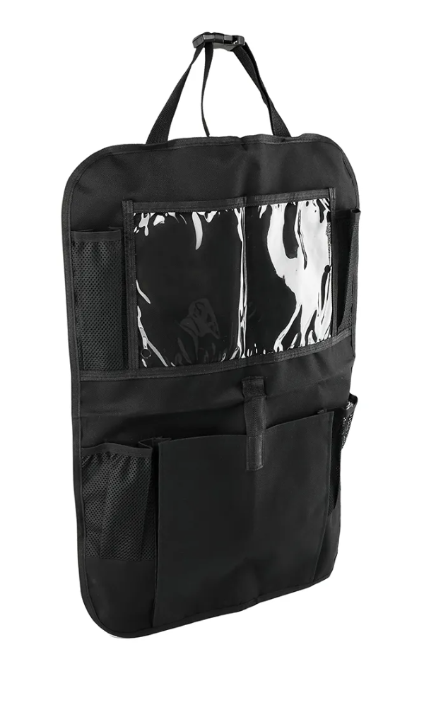 Foto 5 pulgar | Organizador Asiento Trasero Para Auto Tablet Celular Botella Color Negro