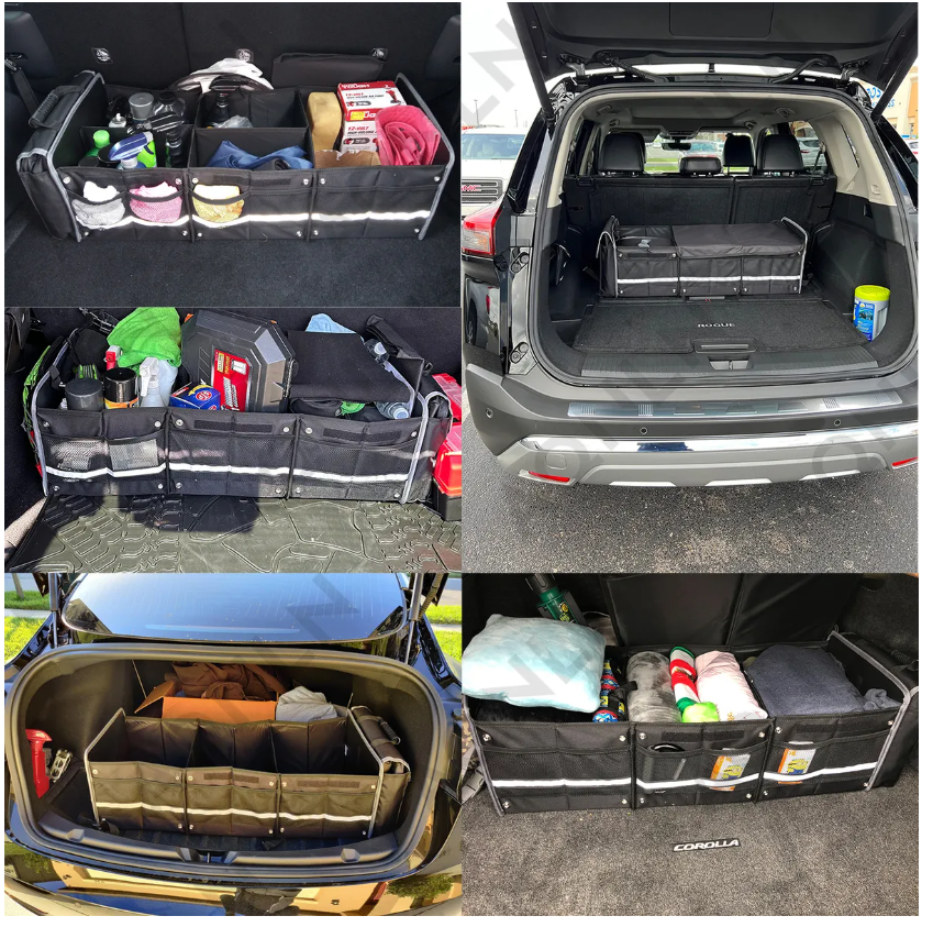 Foto 5 pulgar | Organizador De Maletero De Coche Plegable Con Bolsa Térmica