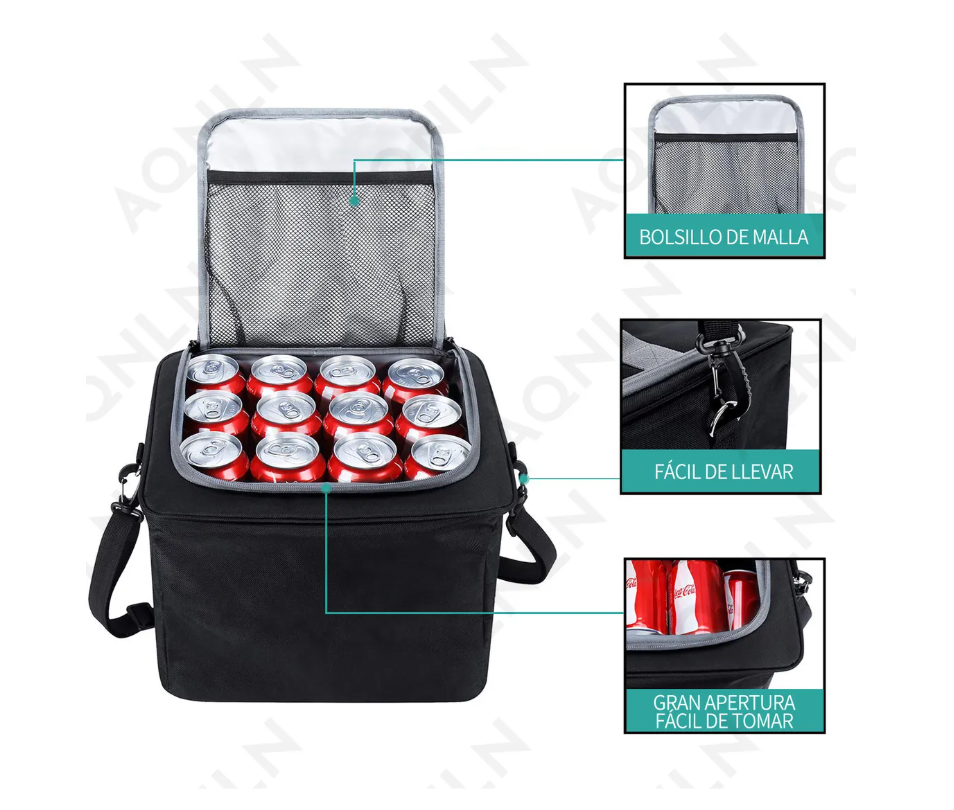Foto 7 pulgar | Organizador De Maletero De Coche Plegable Con Bolsa Térmica