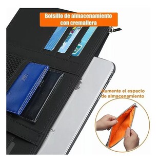 Foto 4 | Organizador De Visera Coche Bolsa Cuero Multiusos De Tarjeta
