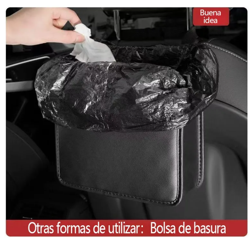 Foto 6 pulgar | Organizador De Respaldo De Silla De Coche/con Bolsa De Malla