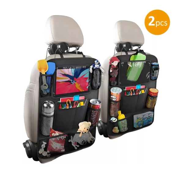 Foto 1 | Bolsa De Almacenamiento De Asiento Para Auto Universal 2pcs