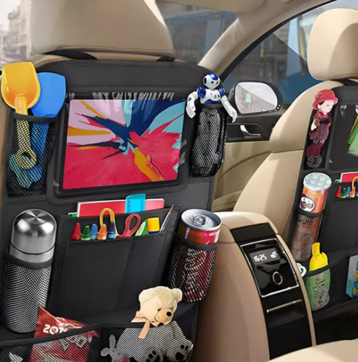 Foto 5 pulgar | Bolsa De Almacenamiento De Asiento Para Auto Universal 2pcs
