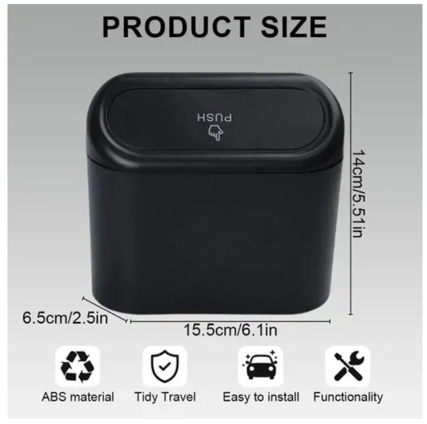 Foto 3 pulgar | 2pcs Multiusos Caja Con Tapa Organizadora Para Asiento Auto