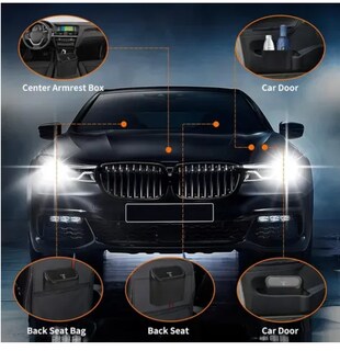 Foto 4 | 2pcs Multiusos Caja Con Tapa Organizadora Para Asiento Auto