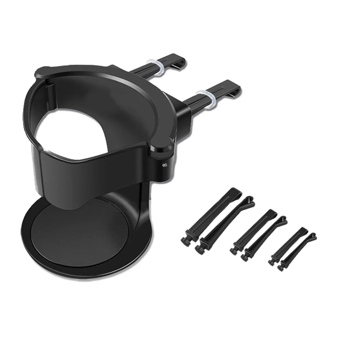 Foto 2 pulgar | Portavasos Ajustable Para Coche Eo Safe Imports Esi-19987 Negro