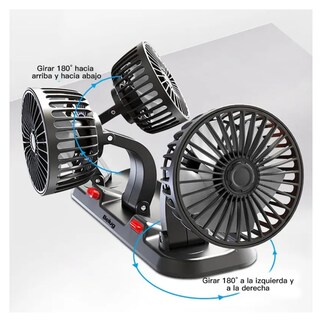 Foto 4 | Ventilador Para Auto De 360 Grados Belug Para El Tablero Del Coche Con Usb