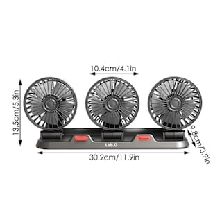 Foto 2 | Ventilador Para Auto De 360 Grados Lab.g Para El Tablero Del Coche Con Usb