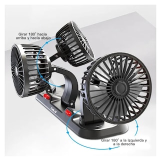Foto 4 | Ventilador Para Auto De 360 Grados Lab.g Para El Tablero Del Coche Con Usb