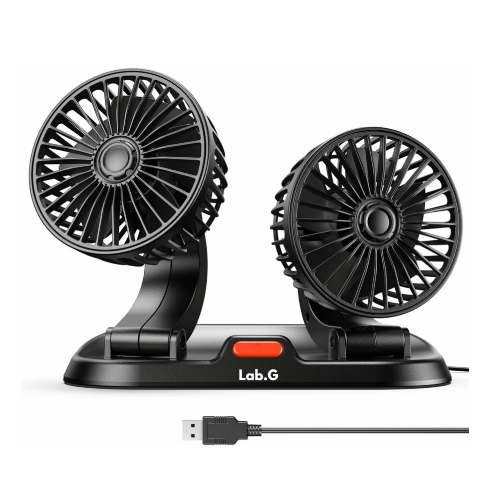 Foto 1 | Ventilador Para Autos De Tablero Lab.g   Negro