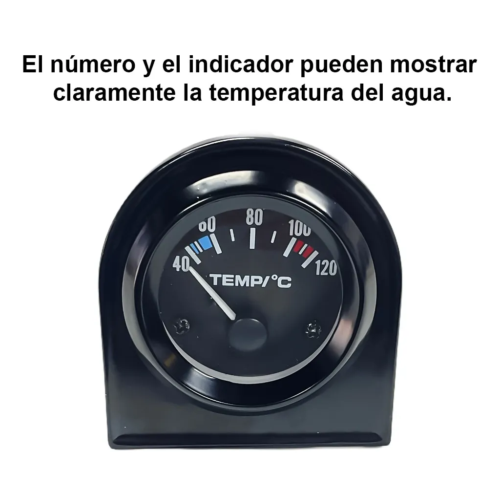 Foto 5 pulgar | ''medidor De Temperatura Refrigerante Agua Universal Autos 12v ''