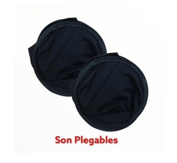 Foto 2 | Parasol Cortinas color Negro Mediana