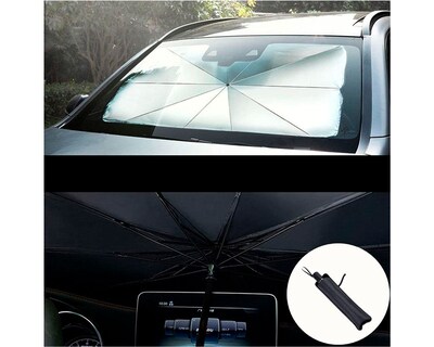 Foto 3 | Cubre sol Parasol Retráctil tipo sombrilla Para Parabrisas para Auto O Camioneta