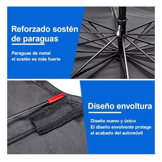 Foto 2 | Cubre Sol Belug Para Coche Cortinas Parasol color Negro