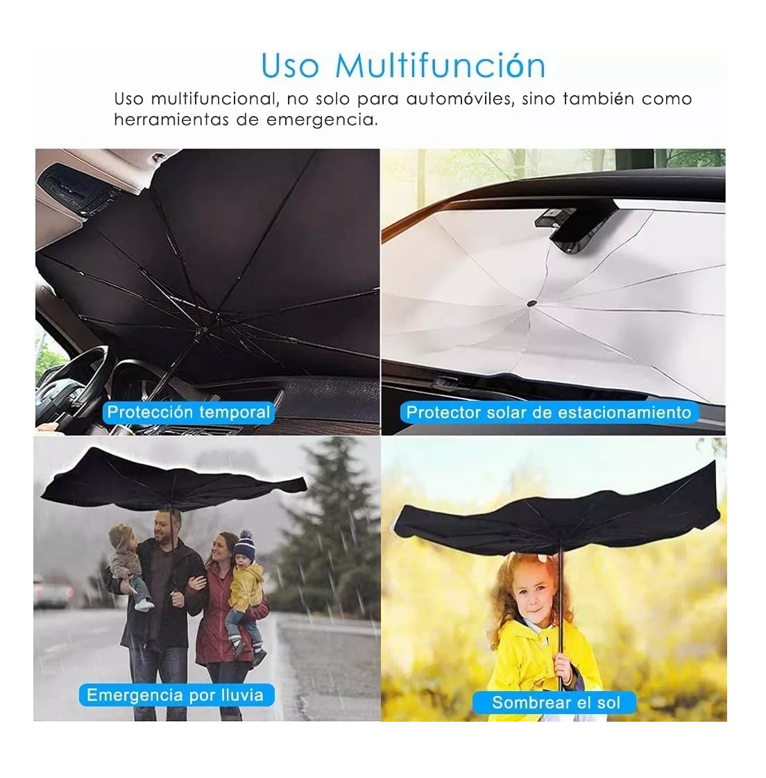 Foto 6 pulgar | Cubre Sol Belug Para Coche Cortinas Parasol color Negro