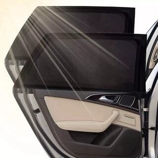 Foto 2 | Parasol Auto Trasera Y Frontal Ventana Malla Mosquitera 4pcs Eo Safe Imports Esi-13831 Negro