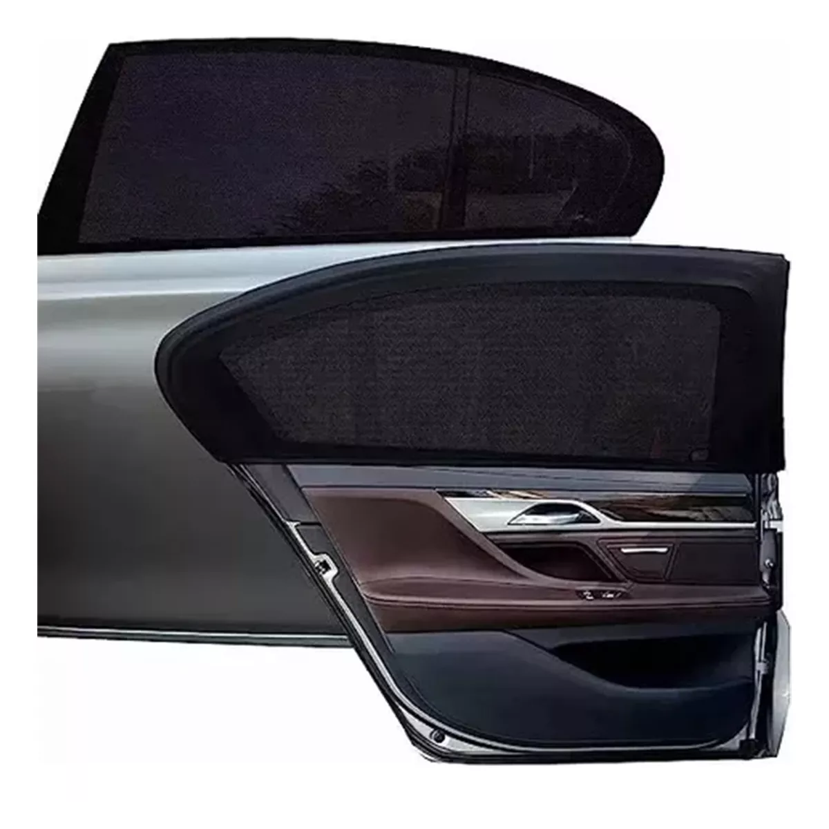 Foto 3 | Parasol Auto Trasera Y Frontal Ventana Malla Mosquitera 4pcs  Eo Safe Imports Esi-13831 Negro