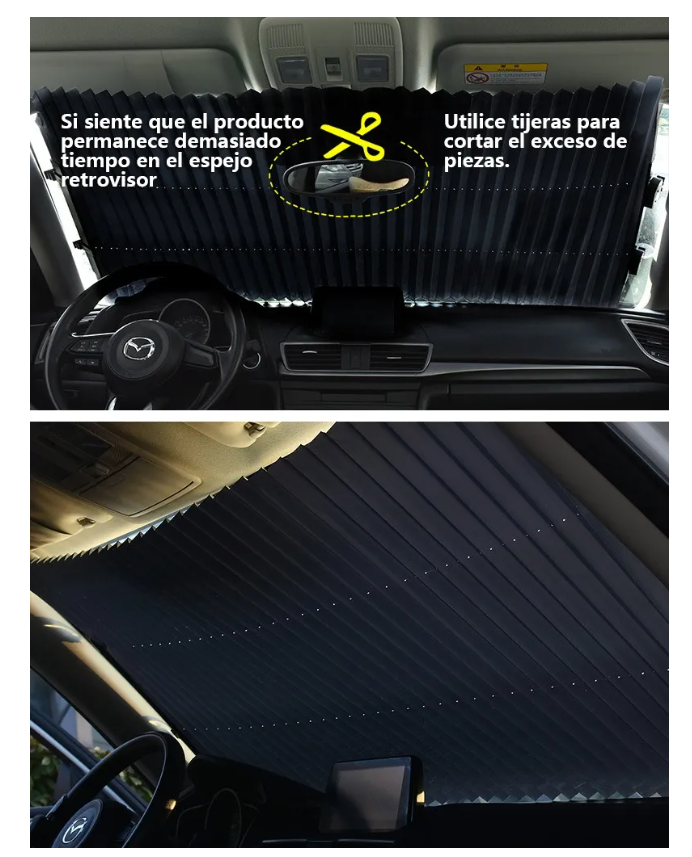 Foto 3 pulgar | Parasol Cubre Sol Retráctil Para Parabrisas Auto O Camioneta