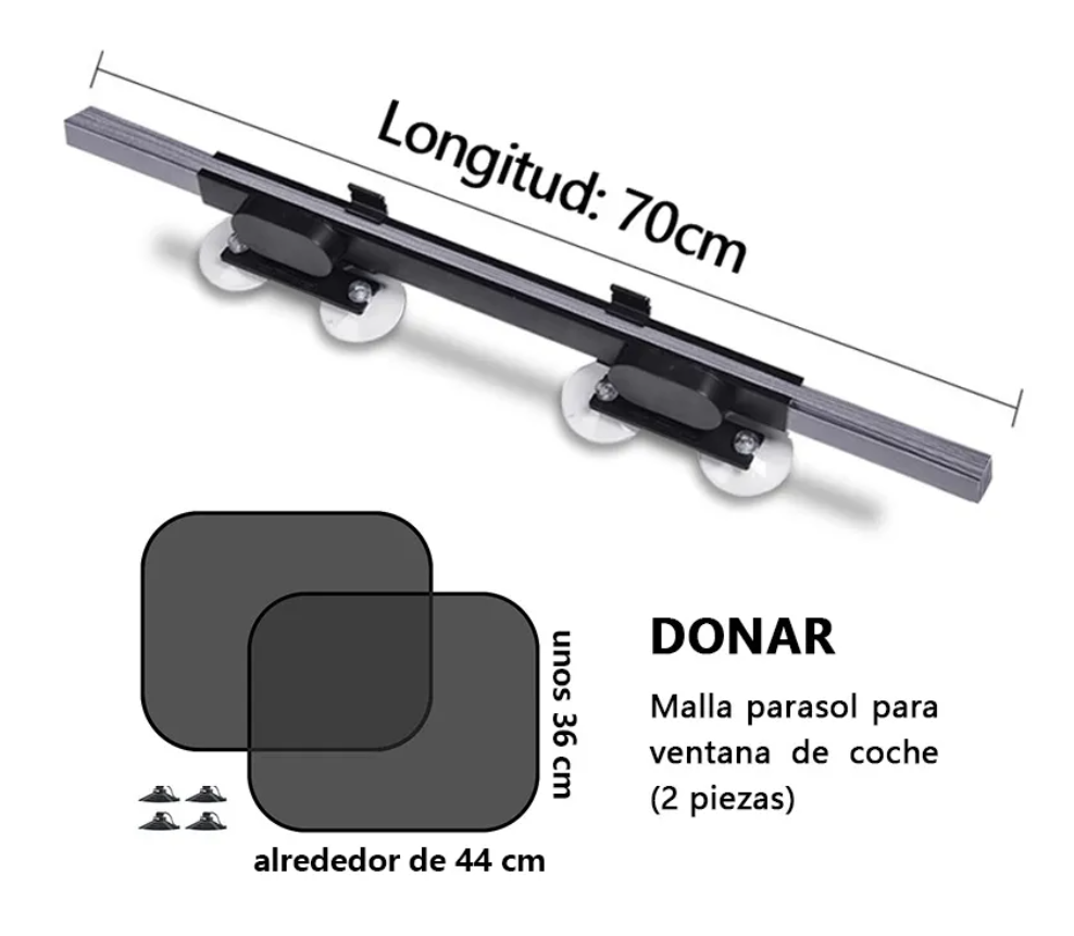 Foto 4 pulgar | Parasol Cubre Sol Retráctil Para Parabrisas Auto O Camioneta