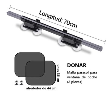 Foto 3 | Parasol Cubre Sol Retráctil Para Parabrisas Auto O Camioneta