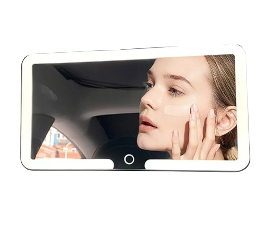 Foto 1 | Espejo Visera Coche Maquillaje Led 3 Modos Recargable