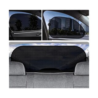 Foto 4 | Parasol Auto Trasera Y Frontal Ventana Mosquitera Para Coche Eo Safe Imports Esi-19984 Negro