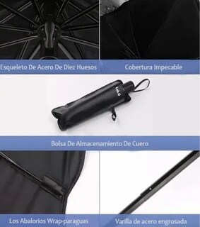 Foto 4 | Coche Parasol Parabrisas Retráctil Protección Cubre Para Sol Lab.g Negro
