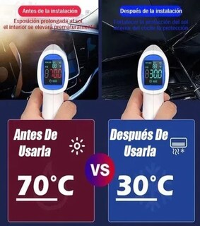 Foto 5 | Coche Parasol Parabrisas Retráctil Protección Cubre Para Sol Lab.g Negro