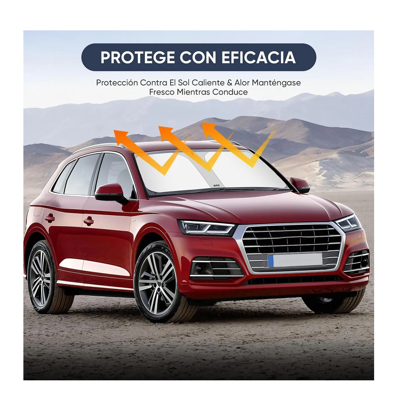 Foto 4 pulgar | Protector Parabrisas Cubre Sol Silver Normal Vc
