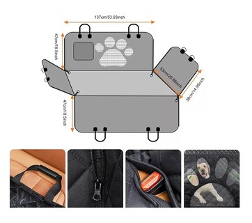 Foto 4 | Funda Protectora Belug Cubre Asiento para Mascotas