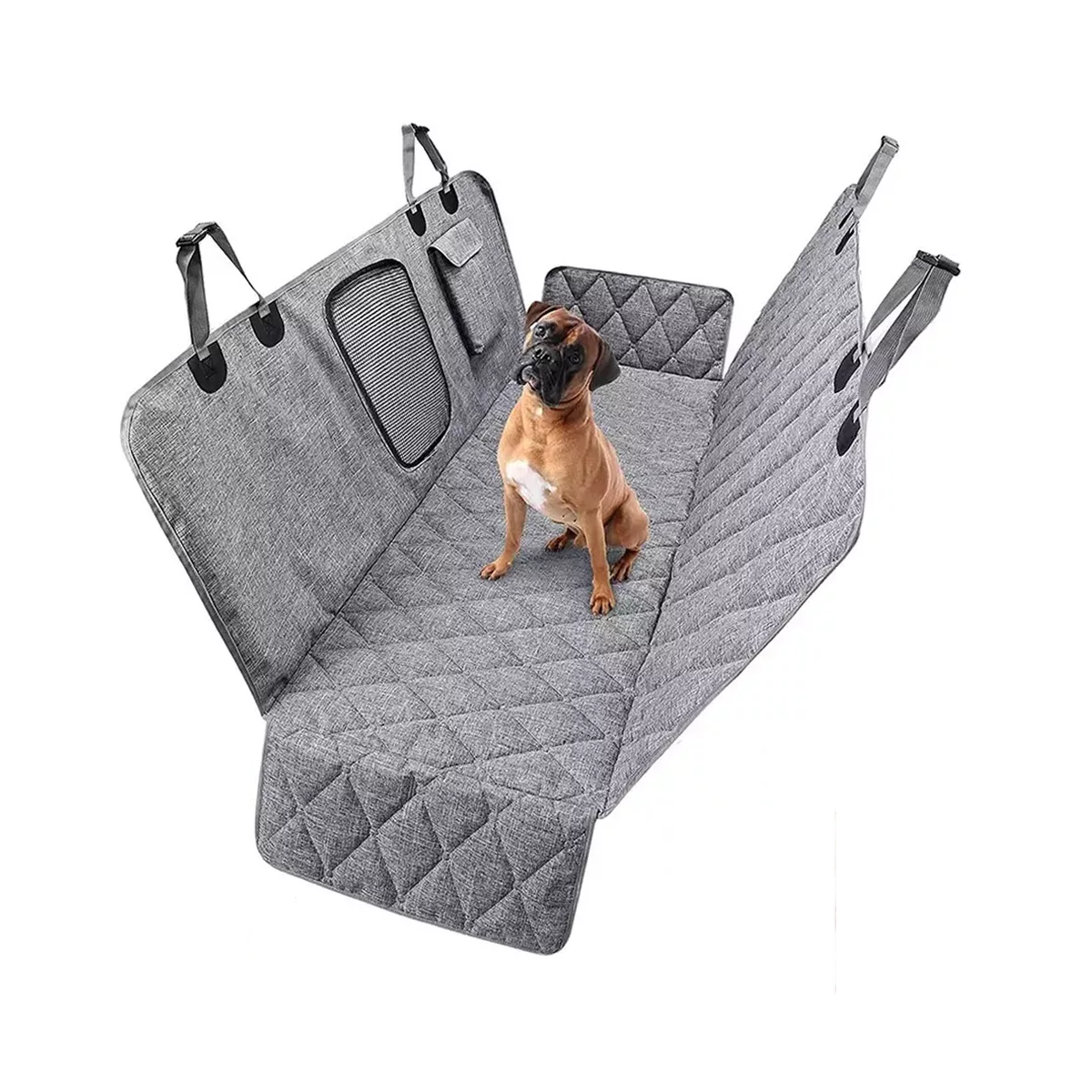 Funda Impermeable Cubre Asiento para Mascotas  Eo Safe Imports Esi-17534 Gris