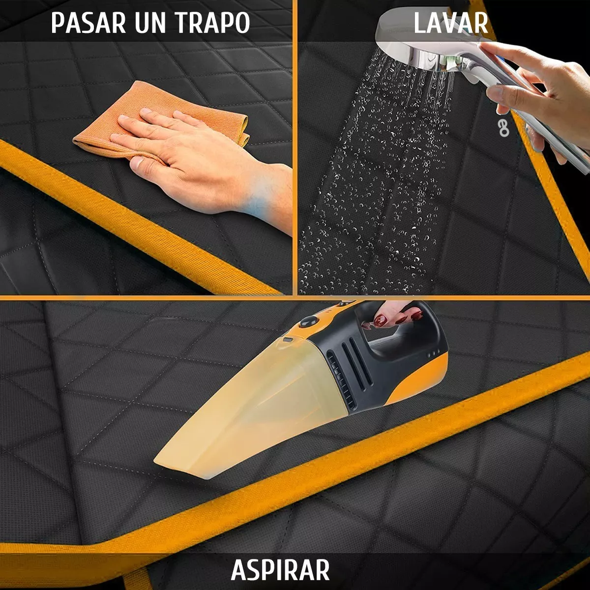 Foto 4 pulgar | Cubre Asientos De Auto Para Perro/mascotas Impermeable Eo Safe Imports Esi-10290-1 Negro