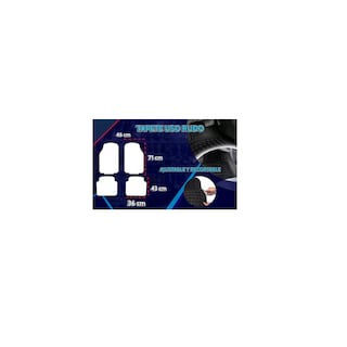 Foto 2 | Tapete Para Auto Universal Uso Rudo Juego De 4 Piezas Eo Safe Imports Esi-12653 Negro