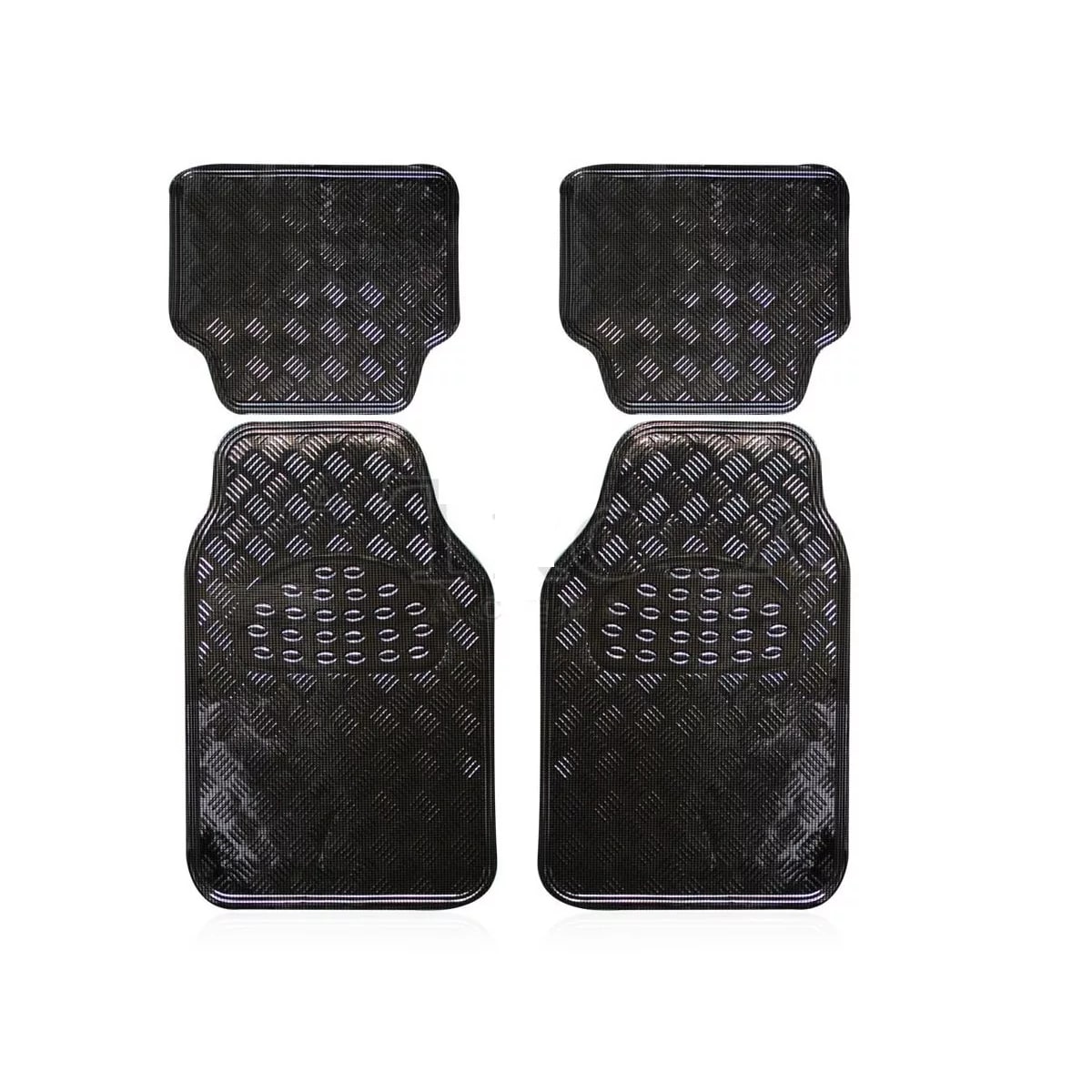 Juego 4 Tapetes Universales Metálico Eo Safe Imports Esi-13562 Negro $479