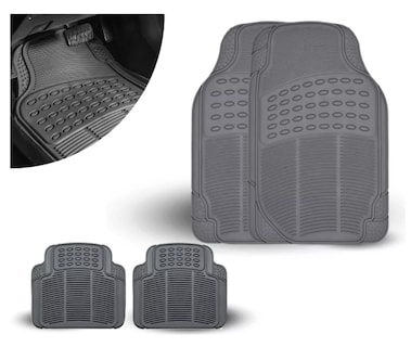 Foto 1 | Tapete Xtellar Para Auto Universal Uso Rudo Juego De 4 Piezas Modelo Gris