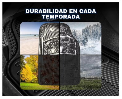 Foto 4 | Tapete Xtellar Para Auto Universal Uso Rudo Juego De 4 Piezas Modelo Gris