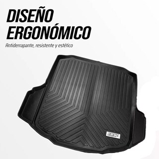 Foto 3 | Tapete De Cajuela Compatible Con Jetta Sagitar Del Año 2019-2023 | Dunari Powersports | A1874 | Color Negro