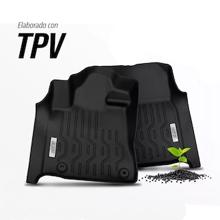 Foto 5 | Tapetes De Uso Rudo Compatible Con Tundra Del Año 2021 2023 | Dunari Powersports | A2248 | Color Negro