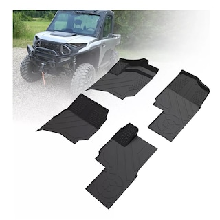 Foto 2 | Tapete De Cabina Compatible Con Ranger Xd 1500 Del Año 2024+ | Dunari Powersports | A2484 | Color Negro