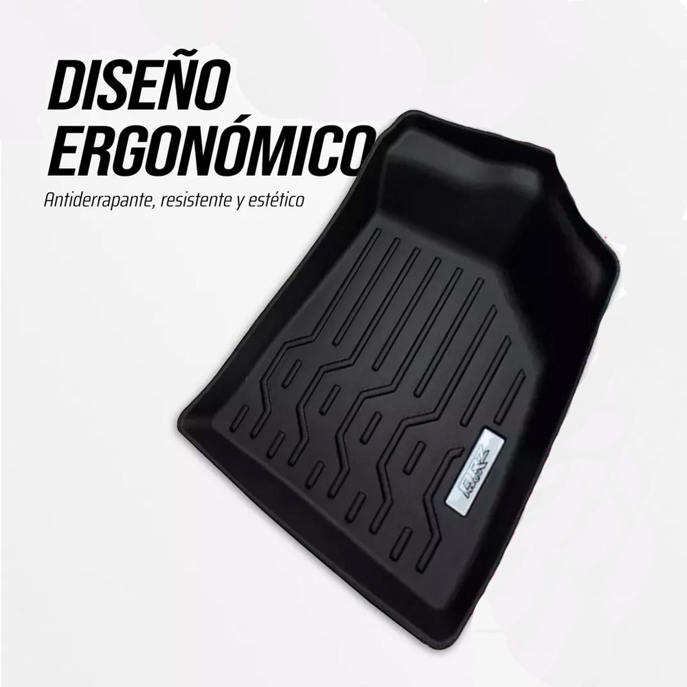 Foto 5 | Tapetes De Uso Rudo Compatible Con Changan Cs55 Plus Del Año 2020-2023 | Dunari Powersports | A2263| Color Negro