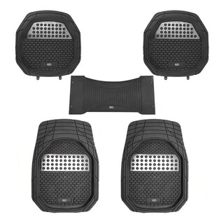 Foto 1 | Tapete Charola 5 Piezas Metalizado Universal- Uso Rudo Eo Safe Imports Esi-18853 Negro