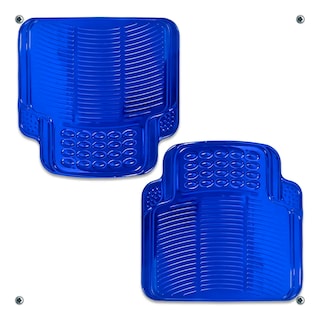 Foto 2 | Tapetes Auto Universales Metalizados Colores Cromados Kit 4