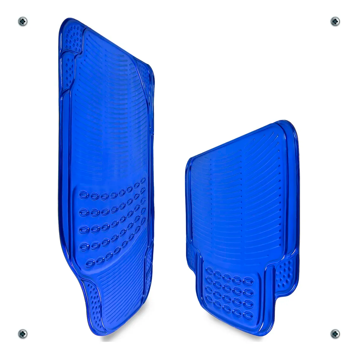 Foto 7 pulgar | Tapetes Auto Universales Metalizados Colores Cromados Kit 4
