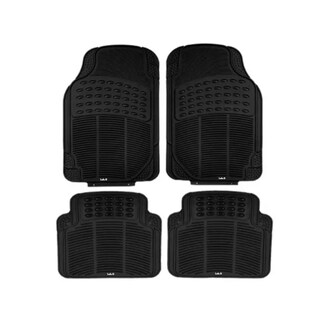 Foto 1 | Tapete Para Auto Universal Hule 4 Piezas Reforzado Lab.g Negro