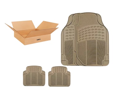 Foto 1 | 1 Juego Tapetes 4 Pzs Uso Rudo Auto Camioneta Universal Beige