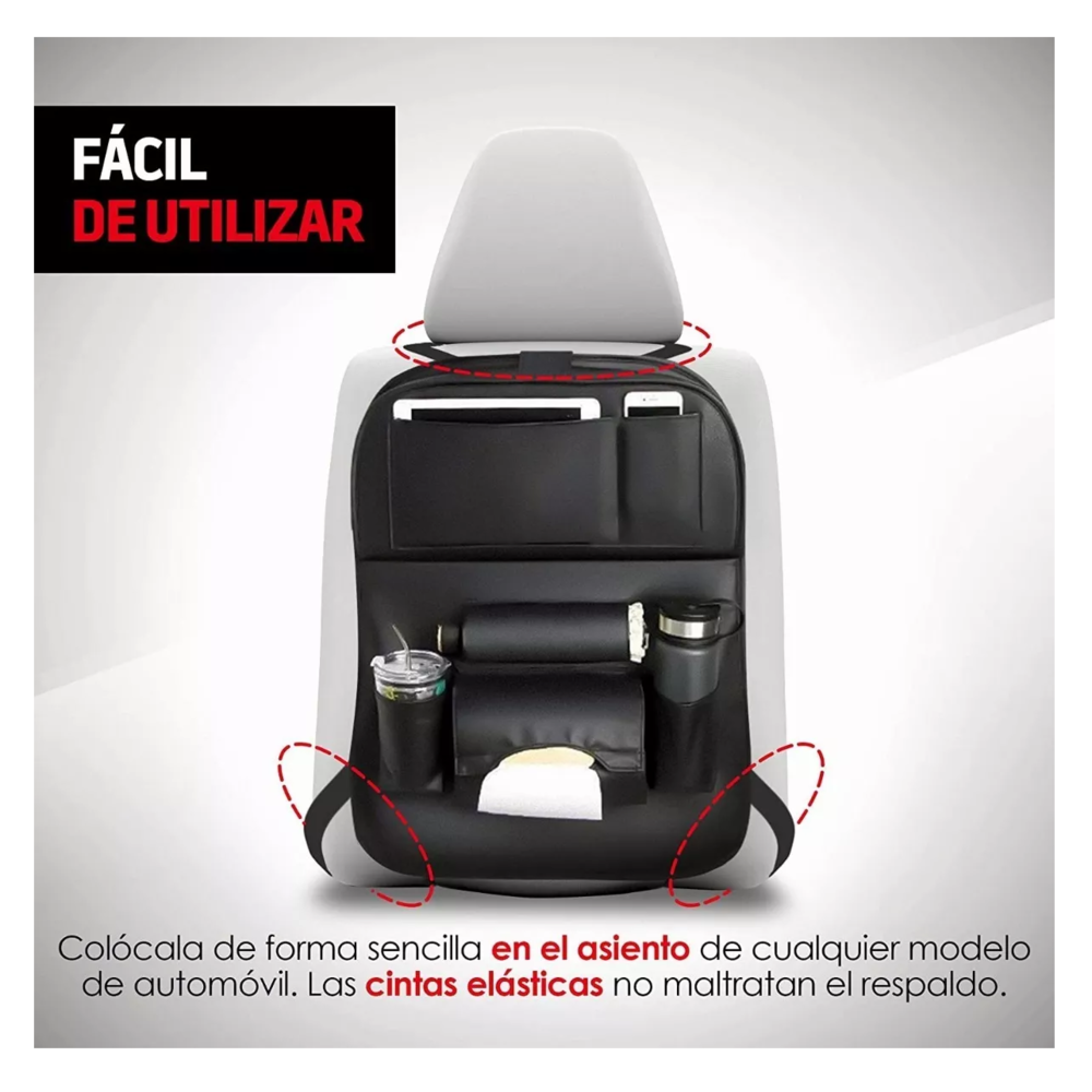 Foto 4 pulgar | Organizador Belug para Asiento de Auto color Negro